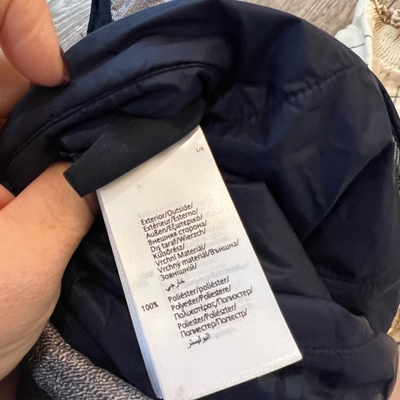 Mayoral Reversible Puffer Vest 24 Months Gray Blue Full Zip - Picture 3 of 4